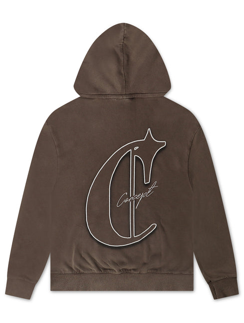Concept La Carnival Hoodie - Cafe Wash - Denim Exchange