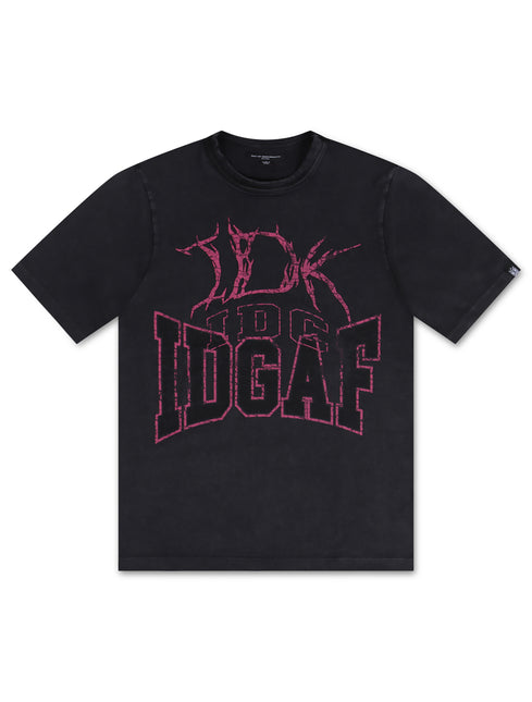 Cult Of Individuality IDK, IDC, IDGAF Tee - Vintage Charcoal