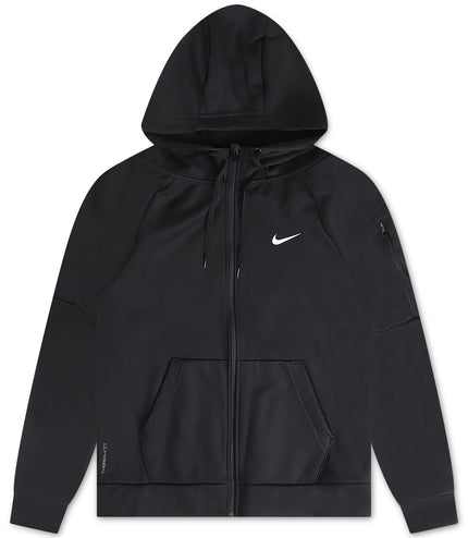 Nike Mens Therma Full Zip Fitness Top - Black