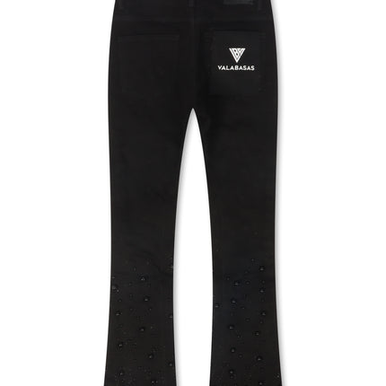 Valabasas Sheam Stacked Denim Jean - Black