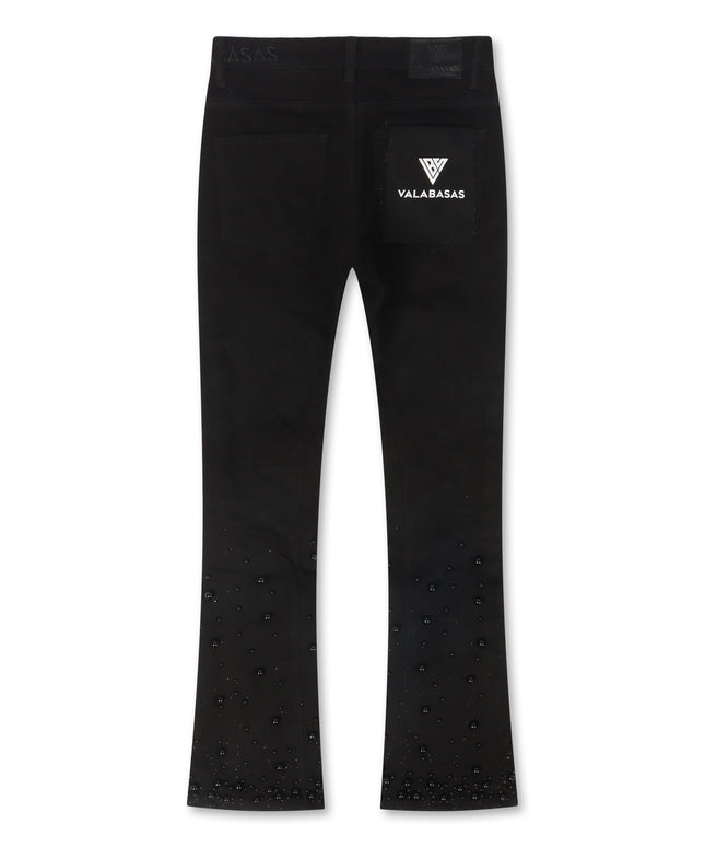 Valabasas Sheam Stacked Denim Jean - Black