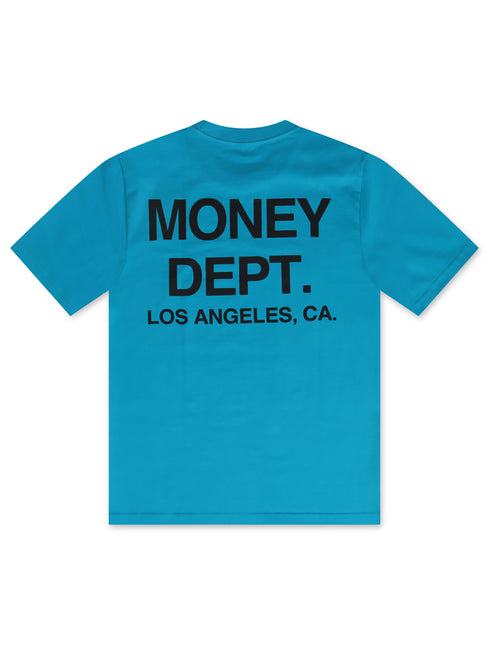 Money Dept. Los Angeles Heavyweight Tee - Aqua