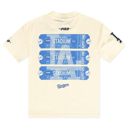 Pro Standard Los Angeles Dodgers Stadium Ticket Tee - Cream