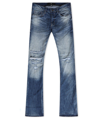 Jordan Craig Stacked Jean - Medium Blue