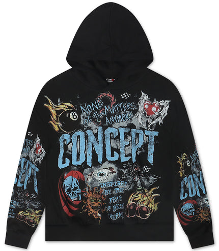 Concept LA Graffiti Hoodie - Black