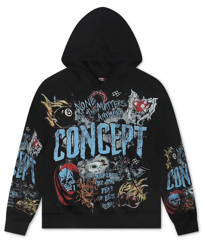 Concept LA Graffiti Hoodie - Black