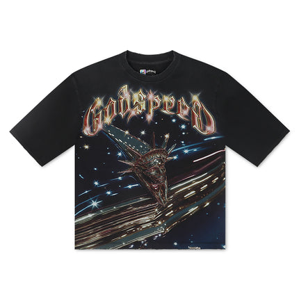 Godspeed Liberty Cruiser Boxy Tee - Black
