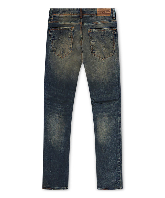 Jordan Craig Monogram Denim Jean - Desert