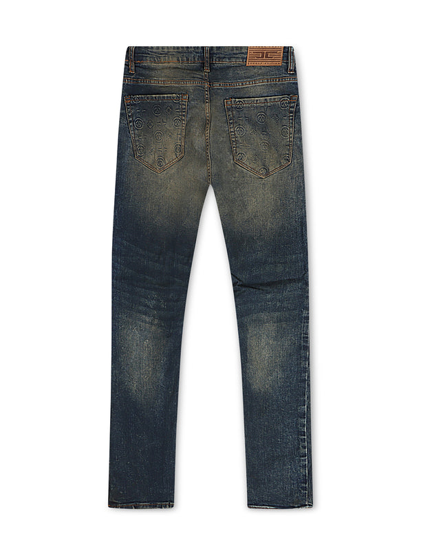 Jordan Craig Monogram Denim Jean - Desert