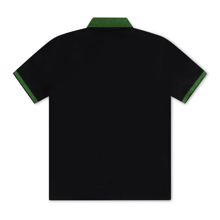PSYCHO BUNNY MONTEBELLO PIQUE POLO - BLACK PSYCHO BUNNY