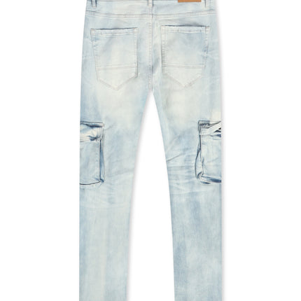 Jordan Craig Sean Cargo Jeans - Iced White