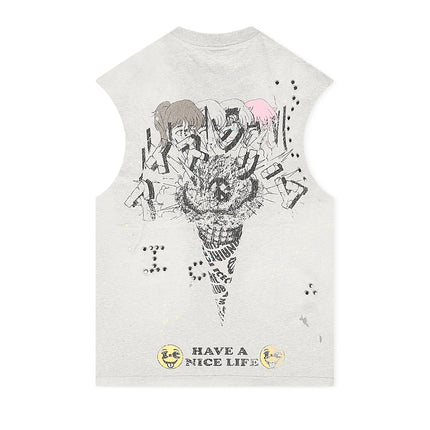 Icecream Samus Tank - Heather Grey