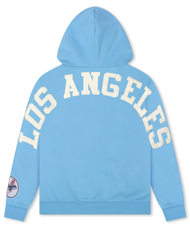 Pro Standard La Dodgers Wingspan Drop Shoulder Hoodie - University Blue