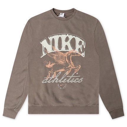 Nike Mens Sportswear Club Fleece Crewneck - Cave Stone