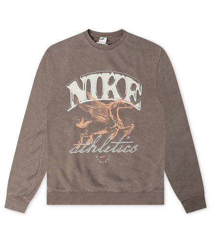 Nike Mens Sportswear Club Fleece Crewneck - Cave Stone