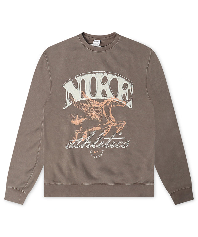 Nike Mens Sportswear Club Fleece Crewneck - Cave Stone