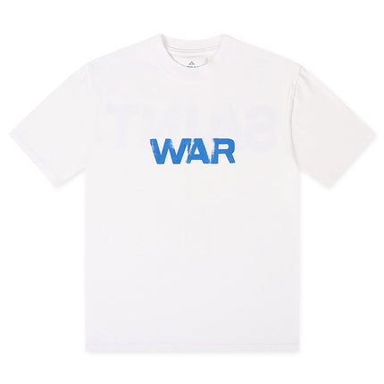 Warsaint Sunfaded Tee - White/Blue