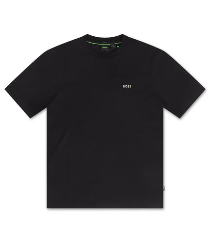 Boss Green Contrast Logo Tee - Black