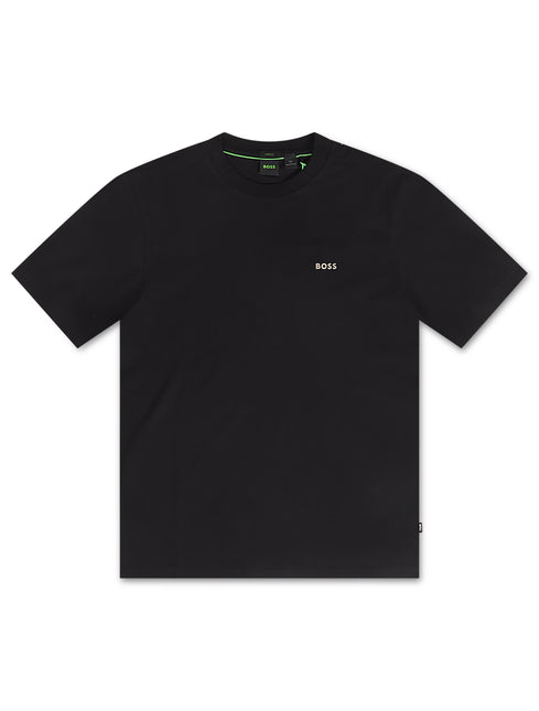 Boss Green Contrast Logo Tee - Black