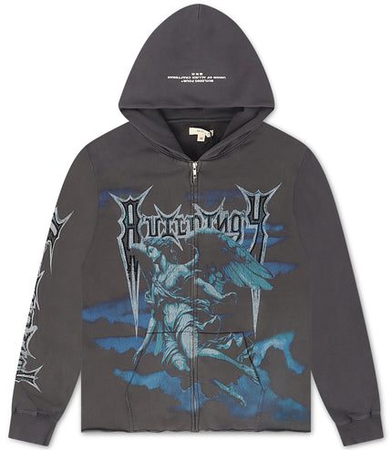 BLDG4 Serphim Hoodie - Charcoal Art