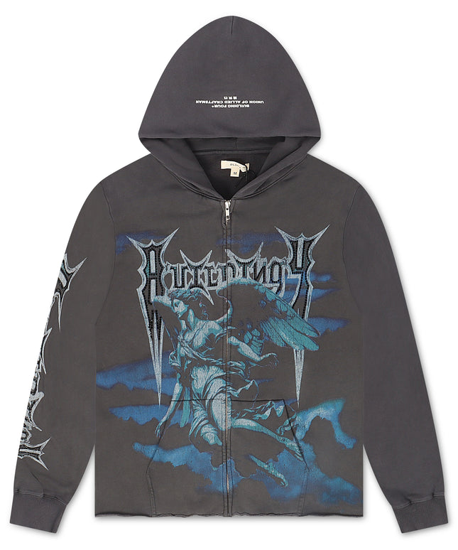 BLDG4 Serphim Hoodie - Charcoal Art