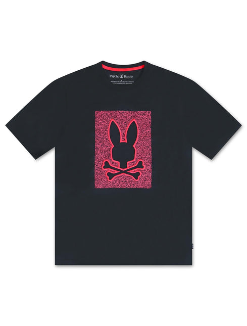 PSYCHO BUNNY LIVINGSTON GRAPHIC TEE - NAVY PSYCHO BUNNY