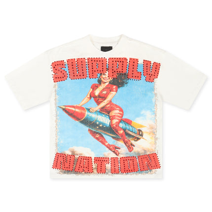 Supply West Supply Nation Boxy Tee - White