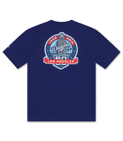 NEW ERA 60TH ANNIVERSARY LOGO TEE - ROYAL NEW ERA