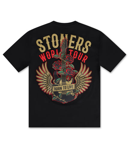 Stoners Guitar Motor Tour Tee - Black