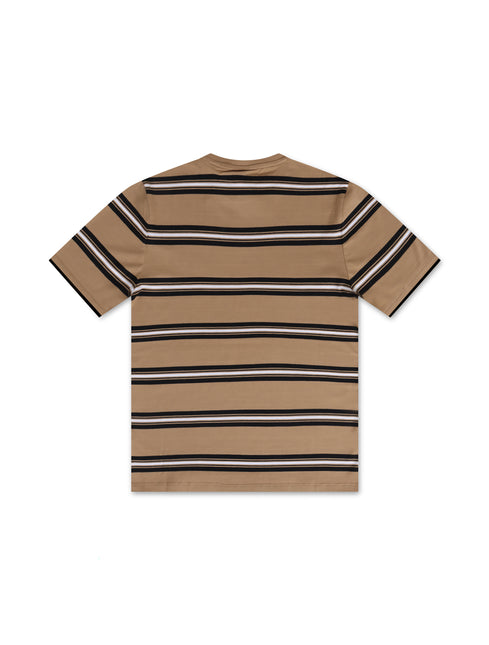 Boss Kids Striped Tee - Beige