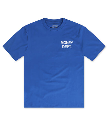 Money Dept. Los Angeles Heavyweight Tee - Blue/White