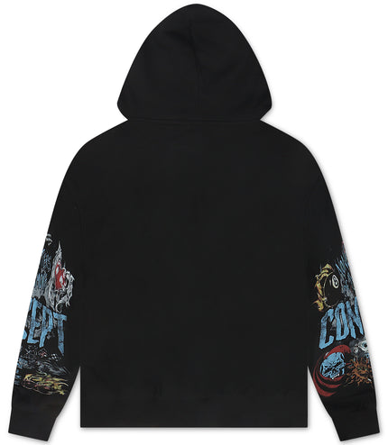 Concept LA Graffiti Hoodie - Black