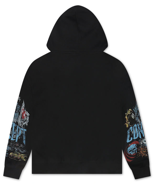 Concept LA Graffiti Hoodie - Black