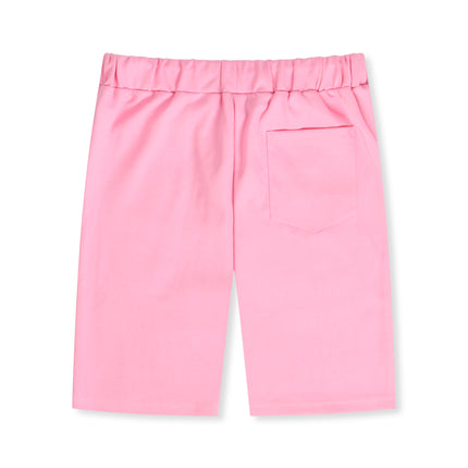 Majestik Pique Cut and Patch Shorts - Pink