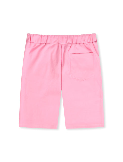 Majestik Pique Cut and Patch Shorts - Pink