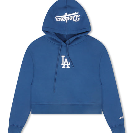 Pro Standard Womens LA Dodgers Cropped Hoodie - Dodgers Blue