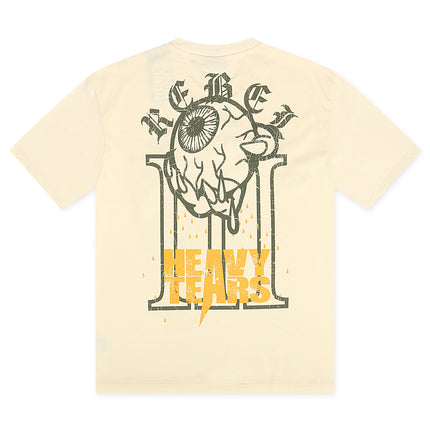 Rebel Minds Heavy Tears Rhinestone Tee - Cream