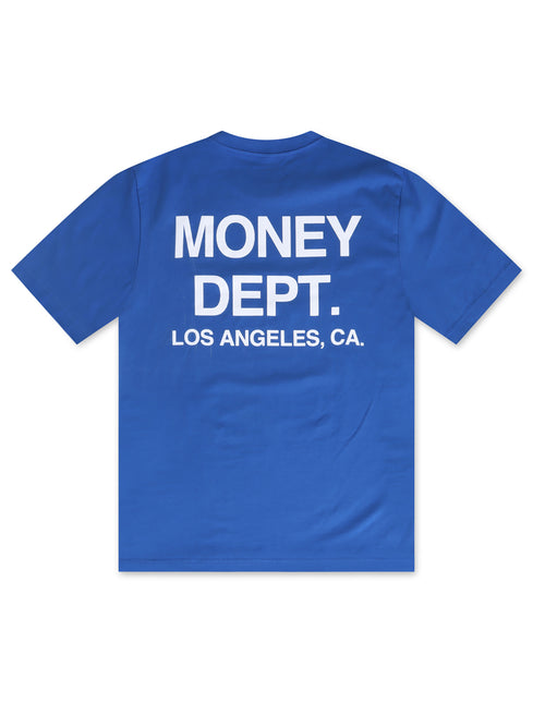 Money Dept. Los Angeles Heavyweight Tee - Blue/White