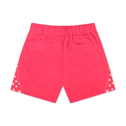 Smoke Rise Republic Windbreaker Shorts - Lilac Rose