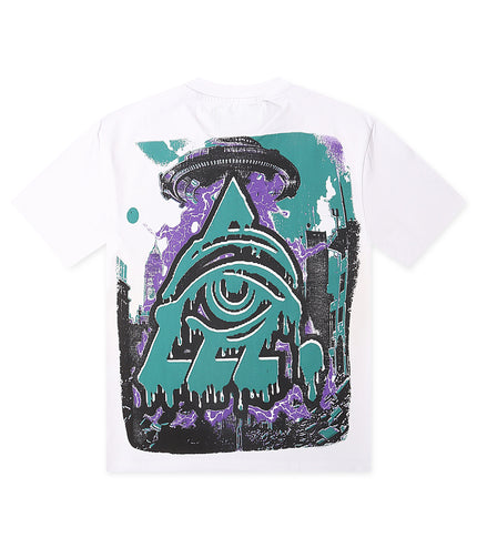 Starseed Only Race Tee  - White/Grape