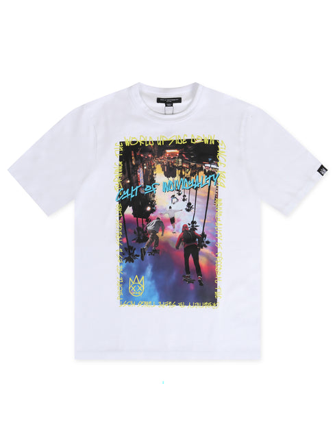 Cult Of Individuality Turning The World Tee - White