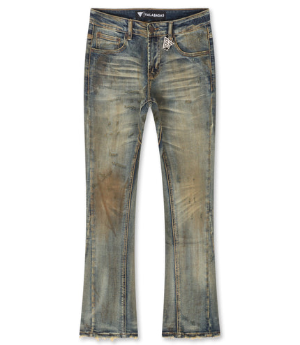 Valabasas Rugged Stacked Jeans - Vintage Blue