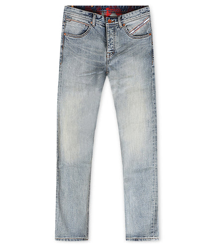 Anom Denim Abu Bilal Skinny Jean - Light Blue