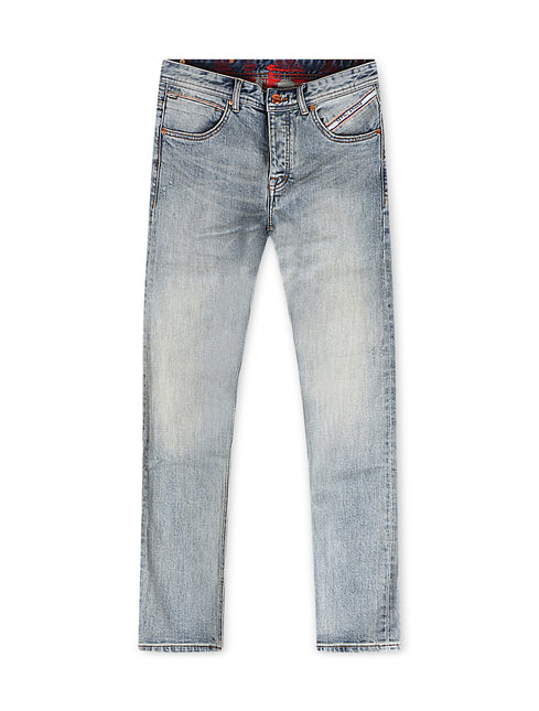 Anom Denim Abu Bilal Skinny Jean - Light Blue