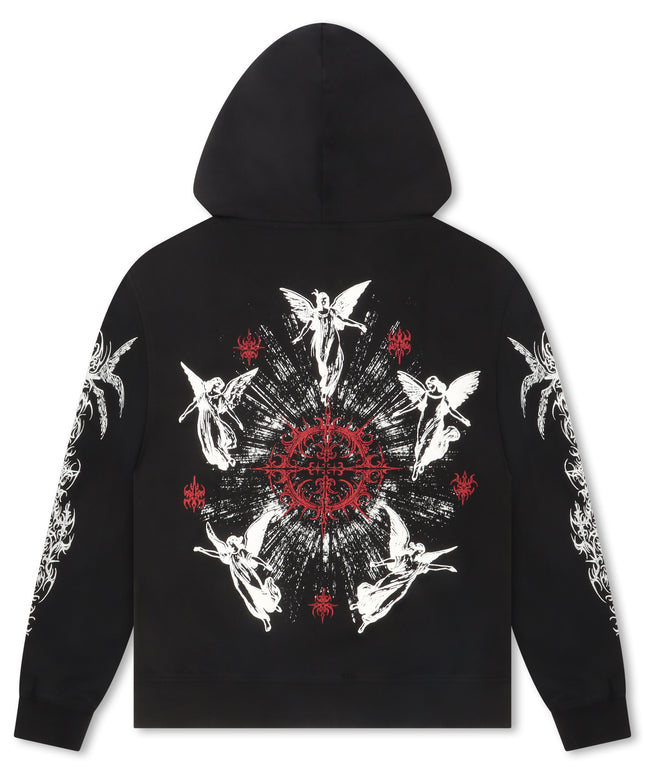 Revenge Paralysis Hoodie - Black/Red