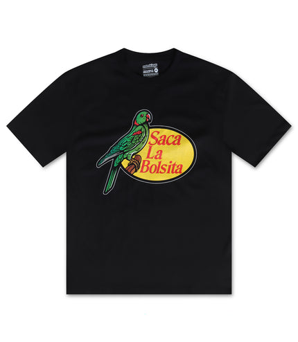 Retro Kings Saca La Bolsita Tee - Black