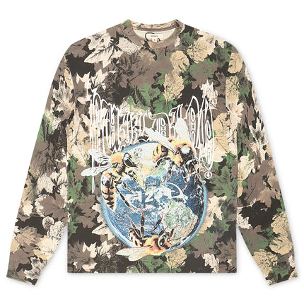 BLDG4 Worldwide Long Sleeve - Leaf Camo