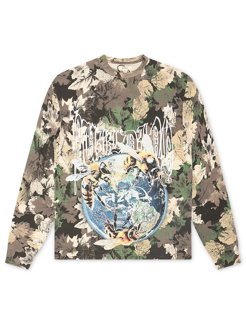 BLDG4 Worldwide Long Sleeve - Leaf Camo