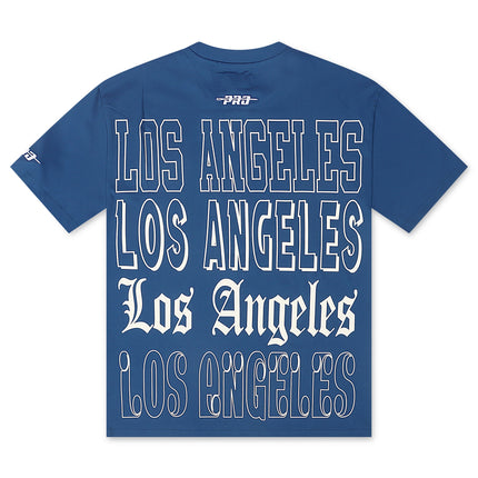 Pro Standard Dodgers Stacked Los Angeles Tee - Dark Blue