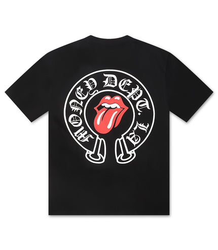 Money Dept. Tongue and Lips Tee - Black